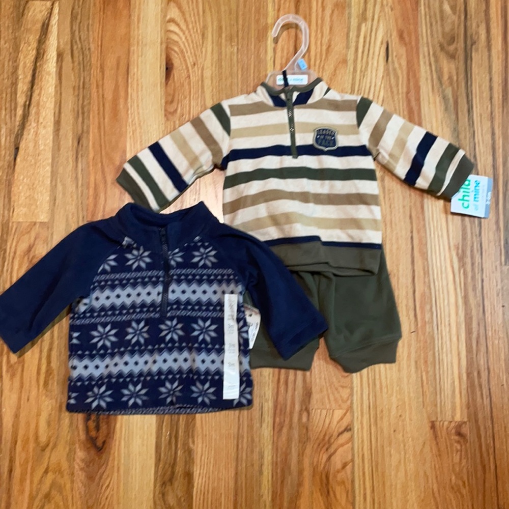 Winter outfit set and jacket size 3 months